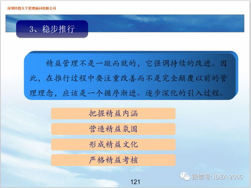 干货 中小企业精益管理实战教材（PPT核心要点）